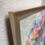 Purple Alexandre Istrati "Composition Bleu Rouge", Original Oil Abstract Painting, 1989 For Sale - Image 8 of 12