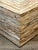 Beige Pair Italian Specimen Travertino Oniciato Cube Side Tables, Style of Romeo Rega For Sale - Image 8 of 18