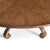 Brown Round Pedestal Dining Table For Sale - Image 8 of 10