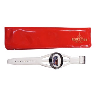 Space Age Wrist Watch by André Le Marquand for Tressa Lux, 1970s, Set of 2 For Sale