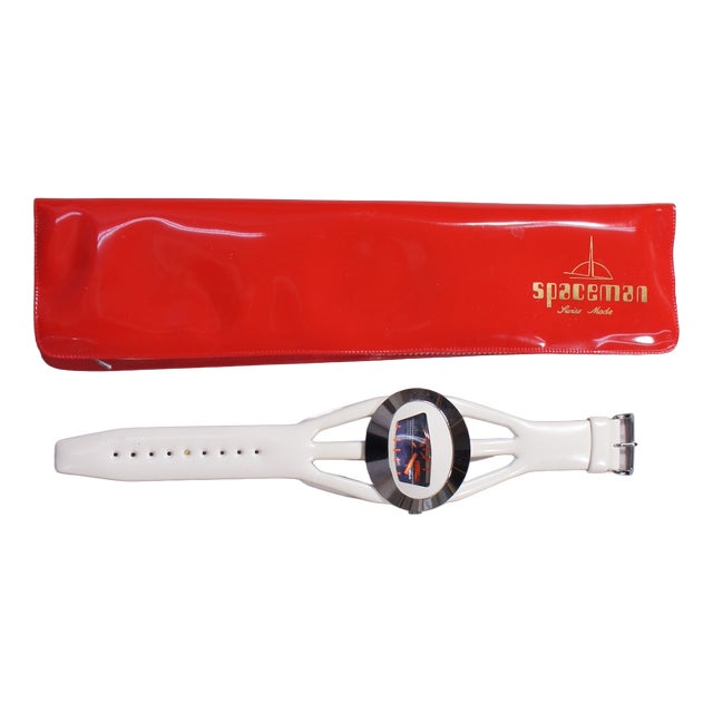Space Age Wrist Watch by André Le Marquand for Tressa Lux, 1970s, Set of 2 For Sale