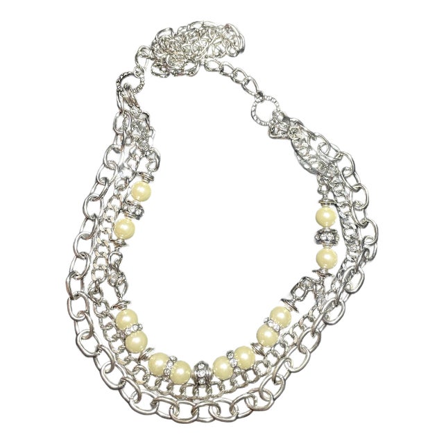 1980s Givenchy Huge Statement / Runway Glam Multi Strand Necklace For Sale