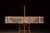 Vintage “East Building” Painted Wood Directional Sign For Sale - Image 4 of 11