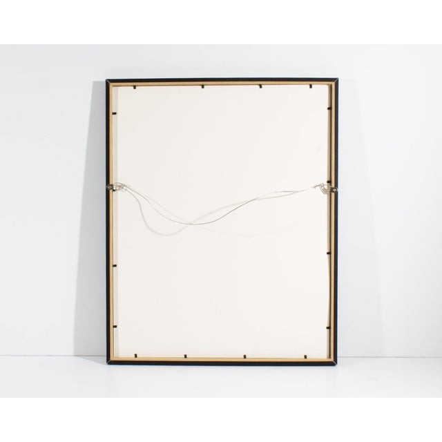 Paper 1960s Abstract Mixed Media Painting by Walter Sorge For Sale - Image 7 of 8