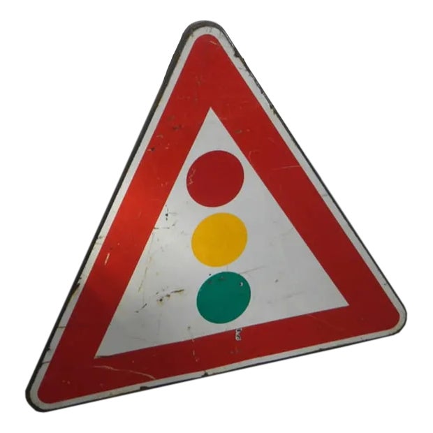 Vintage Road Sign, 1980s For Sale