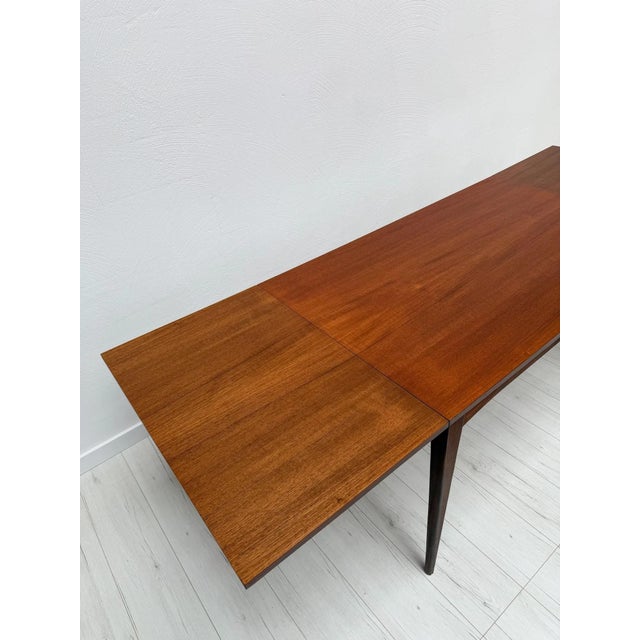 Vintage Scandinavian Extendable Teak Dining Table, 1960s For Sale - Image 6 of 9