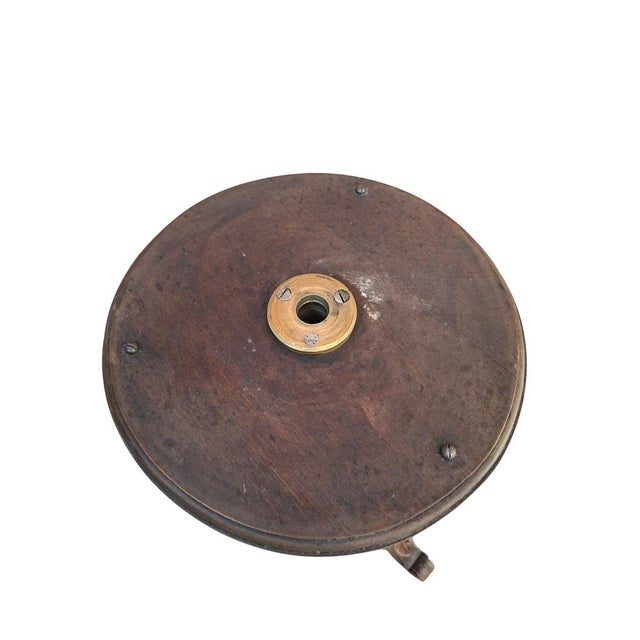 Antique Walnut Piano Stool with Screws, Early 1900s For Sale - Image 11 of 13