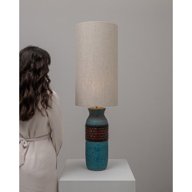 20th Century German Ceramic Table Lamp For Sale - Image 18 of 18