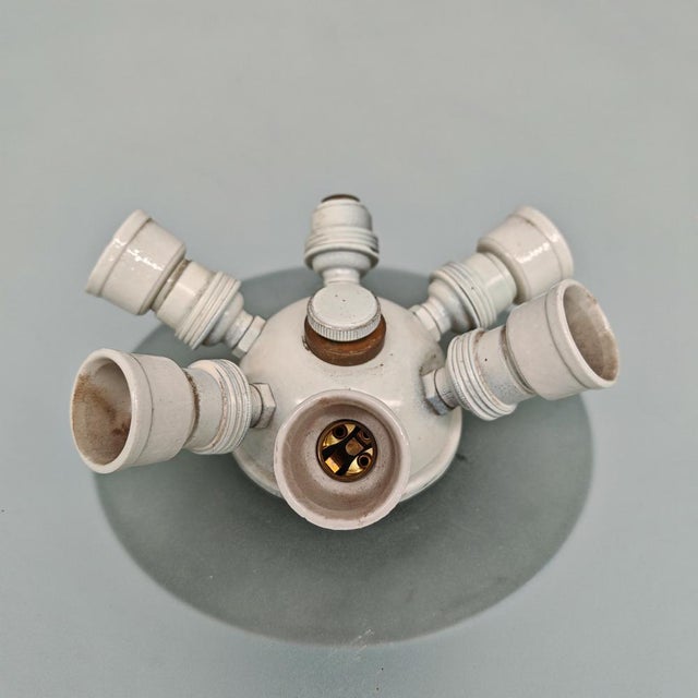 French Art Deco Floor Lamp in Satin Glass, 1920s For Sale - Image 15 of 18