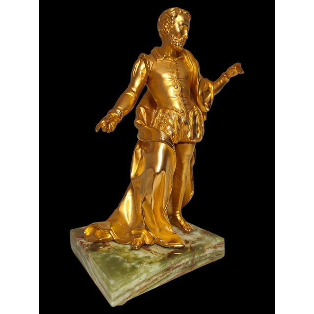 Metal Figure in Gilt Bronze, 19th Century For Sale - Image 7 of 18