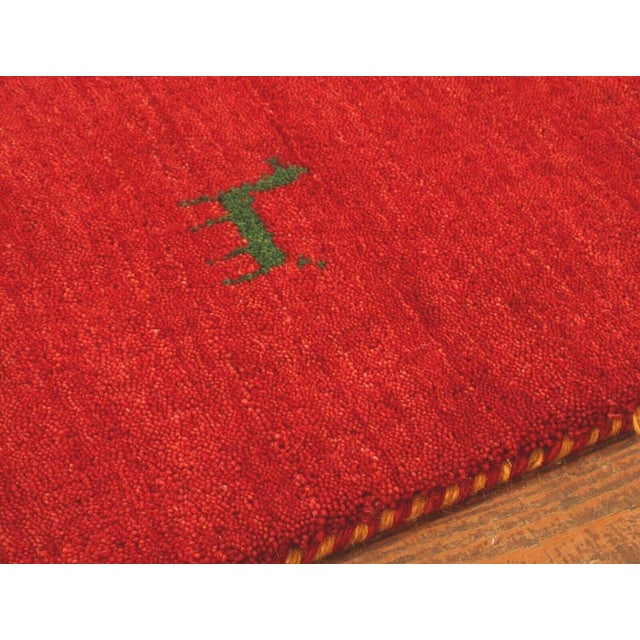 Textile Middle Eastern Rug in Wool For Sale - Image 7 of 10