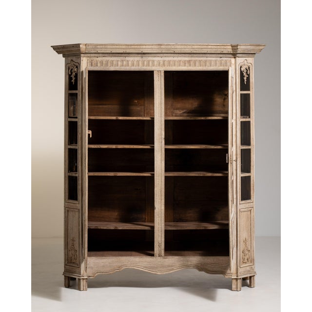 Farmhouse Provençal Oak Vitrine, Rustic Charm, French Rustic Design, France, Circa 1820 For Sale - Image 3 of 17