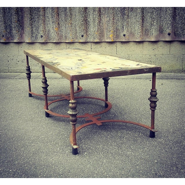 Vintage Gran Desierto Artisan Coffee Table For Sale - Image 9 of 9