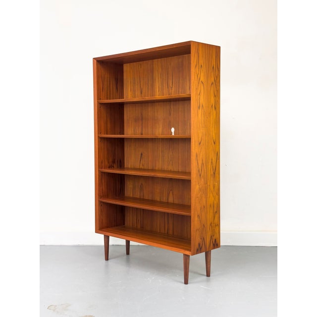 Vintage Danish Teak Bookcase from Chr. Linneberg Møbelfabrik, 1960s For Sale - Image 10 of 18