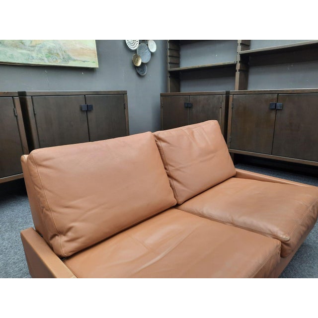 Model Conseta Two-Seater Leather Sofa by Wilhelm Möller for Cor, 1960s For Sale - Image 11 of 14