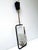 Mid-Century Modern French Mid-Century Modern Black Metal, Brass & Pressed Glass Pendant Light, France, 1950s For Sale - Image 3 of 7