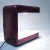 1970s Isos Burgundy Lamp by Giotto Stoppino for Tronconi, 1970s For Sale - Image 5 of 12