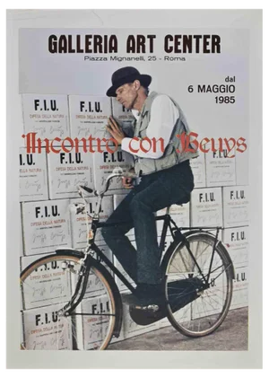 Beuys' Exhibition Original Poster, 1985