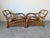 1960s Mid-Century Paul Frankl Style Bamboo & Rattan Lounge Chairs – A Pair For Sale - Image 5 of 12
