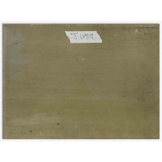 Imperial Forums and Coliseum on the background is an artwork realized in 1899. Mixed colored oil painting on canvas....