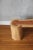 1970s Teak Wood Bench, Modern Organic, Cylindrical Legs For Sale - Image 4 of 12