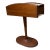1960s Mid-Century Modern Walnut Desk Lamp With Organic Design For Sale