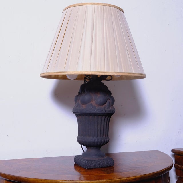 Cast Iron Table Lamp, 1960s For Sale - Image 10 of 18