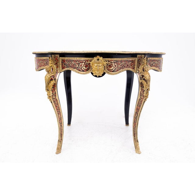 Mid-19th Century Boulle Table, France For Sale - Image 3 of 17