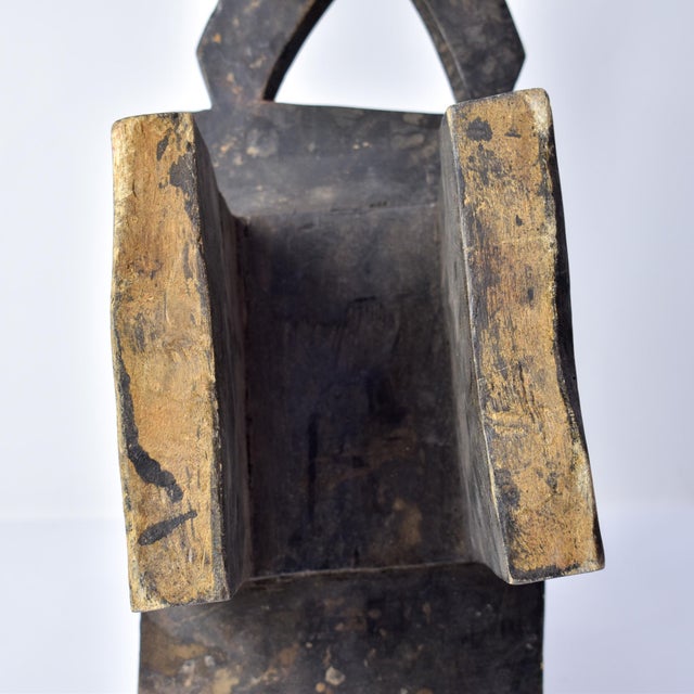 Mid 20th Century Vintage African Wood Stool Burkina Faso For Sale - Image 4 of 15