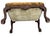 Antique Wood and Tapestry Fabric Footstool For Sale - Image 10 of 10
