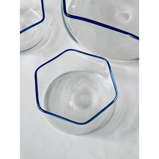 Italian Glass Bowls, Set of 6 For Sale - Image 10 of 13
