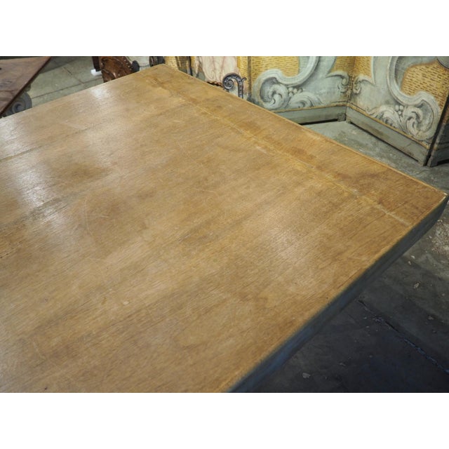 A Long, Painted Antique Cast Iron Table From Aix-en-Provence, France Circa 1890 For Sale In Dallas - Image 6 of 18
