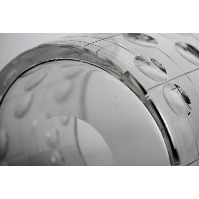 Glass Mid-Century Bohemian Glass Art Vase by Josef Pravec, 1970s For Sale - Image 7 of 10