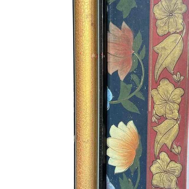 Monumental Mughal Framed Rajasthani Painting of Maharaja on Horseback - India For Sale - Image 4 of 11