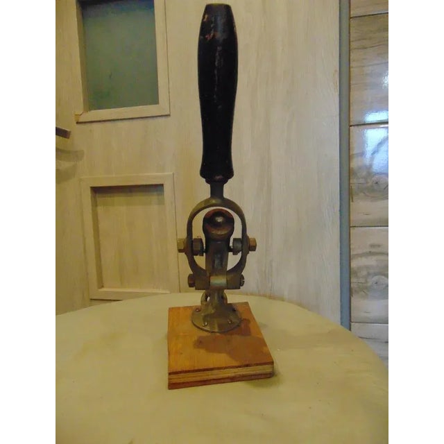 Art Deco Table Corkscrew for Bottles, 1940s For Sale - Image 4 of 8