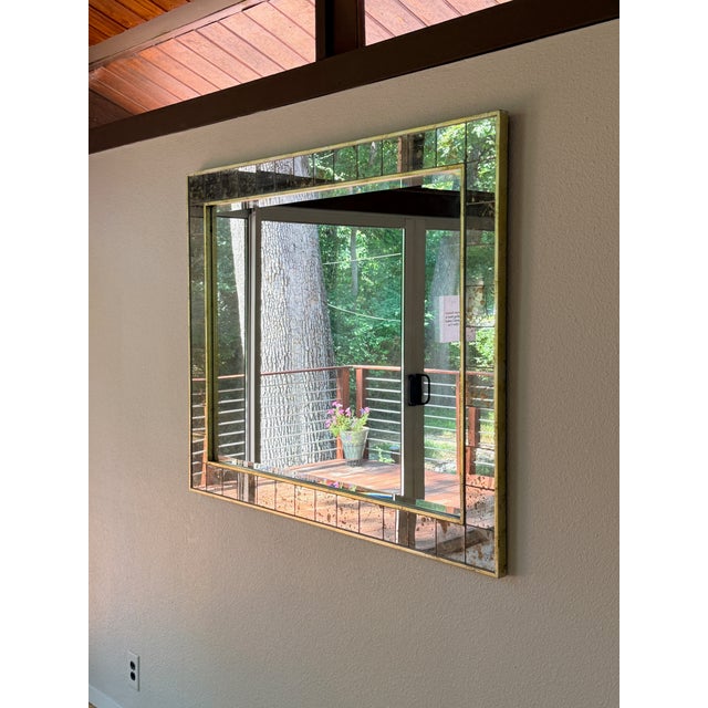 Antique Faceted Mirror For Sale - Image 15 of 15