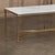 Mid-Century Carrara Marble and Gilded Brass Maison Jansen Style Coffee Table For Sale - Image 10 of 16