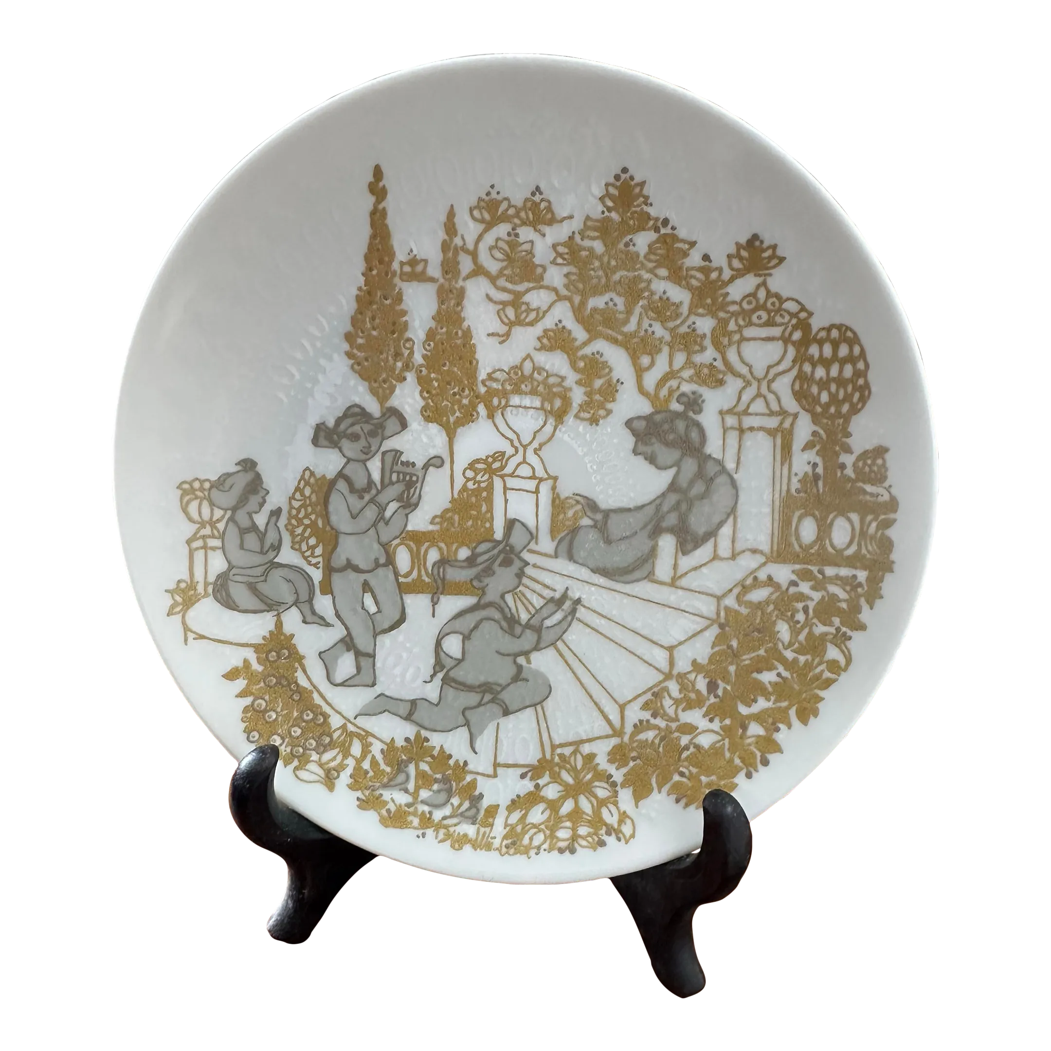 Late 20th Century Rosenthal Bjorn Wiinblad Classic Rose Serenade