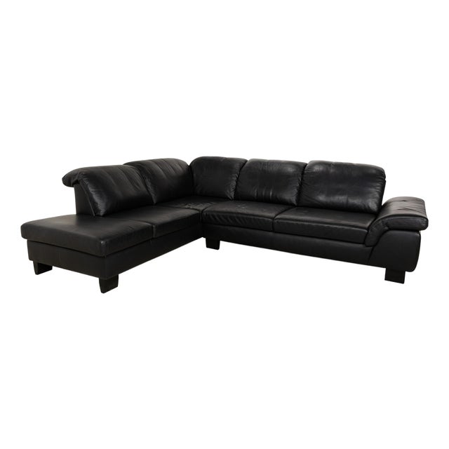 Leather Corner Sofa by Willi Schillig For Sale