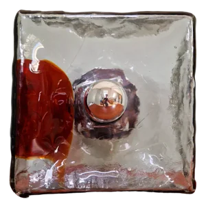 Ceiling Lamp in Murano Glass from Mazzega, 1960s