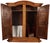 Baroque Cabinet in Walnut with Carvings, 1800s For Sale - Image 4 of 18