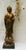 1950s Chinese Buddha Gilded Ceramic Quan Yin Figure on Base For Sale - Image 14 of 18