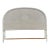 Vintage White Rattan Queen Headboard For Sale