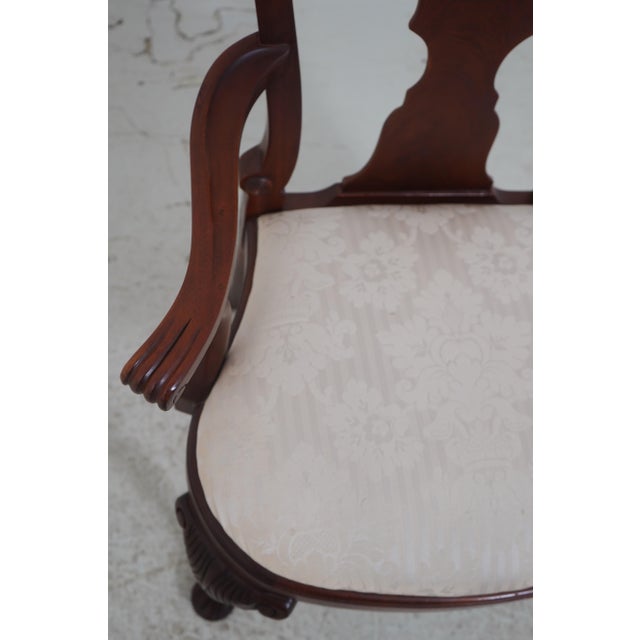 Wood Set of 8 Baker Historic Charleston Mahogany Dining Room Chairs For Sale - Image 7 of 18