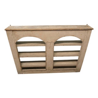 Antique French Pine Shelved Alcove Cupboard, 1850 For Sale