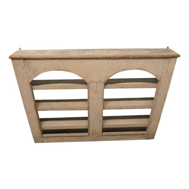 Antique French Pine Shelved Alcove Cupboard, 1850 For Sale