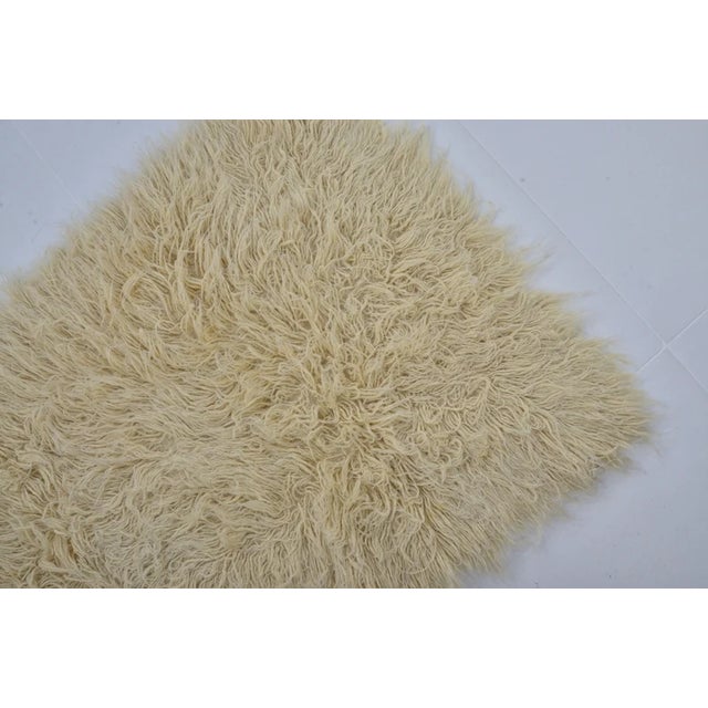 Textile Vintage Turkish Tülü Shag Rug For Sale - Image 7 of 10
