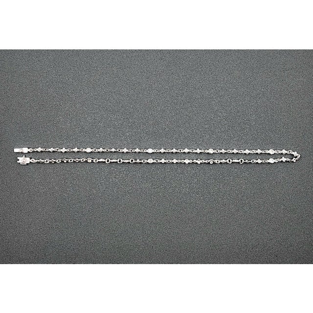 Metal Loree Rodkin 18k White Gold & Diamond Necklace For Sale - Image 7 of 8