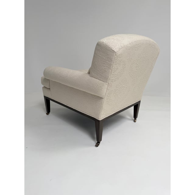 Classic Gentleman's Arm Chair- Rive Gauche Armchair For Sale - Image 11 of 16