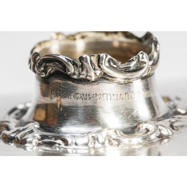 Stunning Ornate Antique Victorian Sterling Silver Desk Ink Blotter Paperweight Home Office Decor For Sale - Image 13 of 14